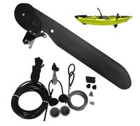 AZIDWERYQ 1 Ensemble de gouvernail de Kayak avec Accessoires, pièces Rechange gouvernail Bateau canoë motomarine Robuste et résistante, léger et Facile à Utiliser, kit Direction Kayak
