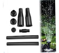 AZIDWERYQ 1 Set Fountain Buse Multi-Combinaison Noire Plastique Fountain Buzzle Pièces pour Jardin, étang, Parc d'attractions, tête de Piscine Paysagiste