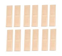 AZIDWERYQ 12 pièces Volets de Maison de poupée Classique en Bois Mini 1 12 Meubles Maison poupée 4, 5x1, 3x0, 2 Pouces fenêtres drôles Bricolage Meubles poupées pour Enfants poupées