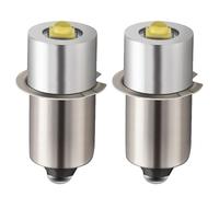 AZIDWERYQ 2 pièces ampoules de lampe de poche remplacement P13.5S 3-12V ampoule LED pour lampe torche lanterne travail 160-200LM remplacement d'ampoules poche