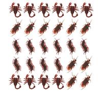 AZIDWERYQ 30pcs Vintage simule en Plastique Scolopendra Roach Scorpion Insectes blagues Pais