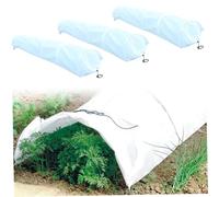 AZIDWERYQ 3pcs cultiver Un Tunnel 118.11x17, 72 Pouces de Protection Contre la Protection Contre Le Froid Isolation Jardin Cloque pour la Culture de légumes