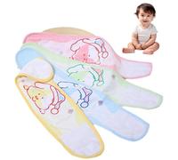 AZIDWERYQ 4pcs Baby Belly Button Band, Couverture de Cordon ombilical de Dessin animé Doux pour Nouveau-né avec 4 Couleurs, Baby Belly Band for Boy Girl 0-12 Mois Bouton