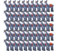 AZIDWERYQ 50pcs Mini Figurines d'âne, Petits Animaux résine
