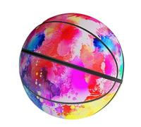 AZIDWERYQ Ballon de Basket-Ball Silencieux pour Enfants, rebondissant, Lavable, Silencieux, Ballon sans air antidérapant avec Fermeture éclair pour Lancer des Coups de Pied n° 5, Orange sans air