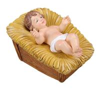 AZIDWERYQ Bébé Jésus Figure Mini résine Saint-Baby Jésus Figurine avec des détails clairs Figurine Religieuse pour la Maison, Le Bureau et Le décor d'église, idéal pour Les croyants Style 2
