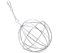 AZIDWERYQ Boule d'alimentation pour Lapin, sphère Suspendue en Acier Inoxydable, Distributeur de Foin pour Cochon d'Inde, Distributeur de Lapin 8cm