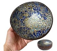 AZIDWERYQ Coconut Bowl Exquis élégant plat de bonbons décoratifs pour bureau de bureau style moderne bol pour table d'entrée, fruits yogourt Snack Dessert Container Keyder