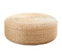 AZIDWERYQ Coussin de Sol Tatami tissé Naturel, Coussins de Sol 16 Pouces pour siège méditation Bouddha Assis, Coussins Confortables pour siège Salon pour Adultes