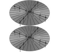 AZIDWERYQ Couvre-Pot de Plante, 2 pcs 20 Pouces Couvercle de jardinière en Plastique Creux Rond avec des enjeux, Protecteur Fleurs réglable