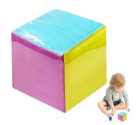 AZIDWERYQ Dés de Poche Cubes carrés en Mousse Souple de 3, 9 Pouces avec Poche Transparente à 6 côtés, Cubes d'apprentissage Bricolage, dés Jeu éducatif pour l'enseignement Grand