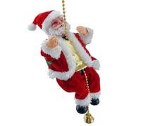AZIDWERYQ Échelle de Noël Santa Claus Electric Culping Figurine Ornement décoration Suspendue pour l'échelle de Noël en Plein air intérieure Père