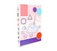 AZIDWERYQ Ensemble de Dessin Engrenages Peinture Outil de Dessin en Spirale Magique Kit règle modèle Peinture en Plastique pour Enfants école Maison 18 pièces règle d'engrenages