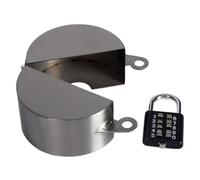 AZIDWERYQ Ensemble de Verrouillage de Robinet extérieur avec Couvercle et Verrouillage à Code, Robinet d'eau, Bavoir Tuyau en Acier Inoxydable 304, d'installation Facile pour éviter Le vol 'Eau dan