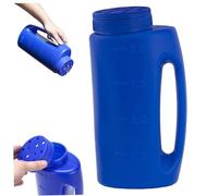 AZIDWERYQ Épandeur de Fonte à Glace, épandeur d'engrais 2L avec Modes d'ouverture réglables, sel pour Neige avec Pelle, Main pour dégivrage, Fonte de Glace, Engrais Alimentaire pour la Terre