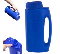 AZIDWERYQ Épandeur de Fonte à Glace, épandeur d'engrais 2L avec Modes d'ouverture réglables, sel pour Neige avec Pelle, Main pour dégivrage, Fonte de Glace, sel à Main pour Aliments Terre