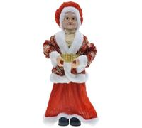 AZIDWERYQ Figurines du Père Noël 18 Pouces Figurines de Noël Debout avec Cadeaux pour Table de Vacances mantelle Table décor, Vieille Dame