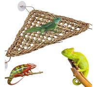 AZIDWERYQ Hamac pour Reptiles, Hamac de Dragon Barbu en Corde d'herbiers de mer avec Ventouses Fortes, lézard pour Reptiles grimpants, lézards, Gecko, Serpents, lézard