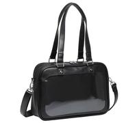 AZIDWERYQ Ita Bag Sac d'école japonais en cuir Kawaii avec insert et bandoulière amovible, présentoir à épingles Itabag avec poignée fourre-tout pour les amateurs d'anime, épingles pour filles