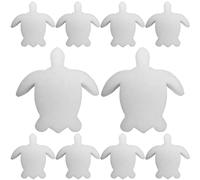 AZIDWERYQ Lot de 10 Boules d'écume pour spas, Piscine, en Forme d'animal, Boules 'écume Absorbant l'huile, réutilisables, éponge en PU, Joli Filtre de Piscine Absorbant pour, Tortue 4, 5 x 4