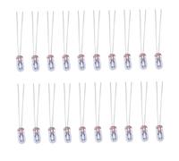 AZIDWERYQ Lot de 20 ampoules miniatures 12 V 30 mA, ampoules halogènes à filament incandescent T3 pour tableau de bord automatique, lustres, four halogène 2 broches