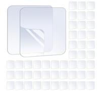 AZIDWERYQ Lot de 50 rubans de montage double face 6, 1 x 6, 1 cm carrés transparents adhésifs prédécoupés, très résistants, sans colle, adhésifs muraux pour suspendre double face, très résistants