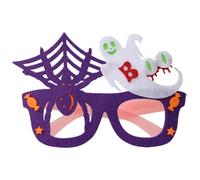AZIDWERYQ Lunettes de soleil d'Halloween, Fluorescente Ghost Spider Wew Grasses Trames avec jambe lumineuse, fête d'Halloween Favors pour le cosplay et les accessoires photo, accessoires violets