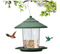 AZIDWERYQ Mangeoire à Oiseaux à Suspendre l'épreuve des écureuils pour l'extérieur, Station d'alimentation en métal pouvant contenir 2 de graines, mangeoire résistante aux intempéries pour 'exté