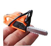 AZIDWERYQ Miniatures de Maison de poupée, Outils Miniatures tronçonneuse en Plastique, Accessoires à l'échelle 1/12, Accessoires Maison poupée pour Mini Outils Jardin, Mini