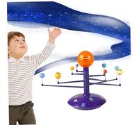 AZIDWERYQ Modèle de système Solaire, projecteur de système Solaire HD avec 8 planètes, kit d'outils éducatifs pour la Science astronomique, Jouets spatiaux planétarium pour Enfants Plus 3 Ans, kit p
