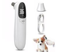 AZIDWERYQ Moniteur de température des Oreilles de Chat et Chien, thermomètre précis 32 à 42, 9 ℃ pour Animaux Compagnie Uniquement pour Chien, Chat, Cochon, Mouton et Plus
