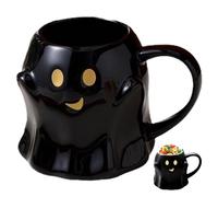 AZIDWERYQ Mug fantôme 440 ml / 15, 5 oz en céramique mignon tasse de café Halloween avec manche tasse fantôme pour enfants