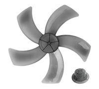 AZIDWERYQ Pales de ventilateur de rechange à 5 pales, ventilateur refroidissement silencieuses 12 pouces pour ventilateurs sol, table et muraux - transparent