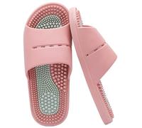 AZIDWERYQ Pantoufles de massage pour femmes, pantoufles d'acupression, antidérapantes, légères, sandales d'acupression respirantes pour réduire la neuropathie des pieds, soulager la douleur et la ten