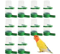 AZIDWERYQ Pigeon Waterer 10pcs Automatic Bird Water Feeder en Plastique Dispensateur d'oiseau en Plastique pour Perroquet Pigeon Quail Lail Love