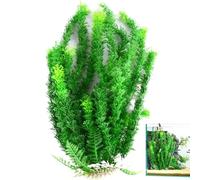 AZIDWERYQ Plantes d'aquarium 18, 5 x 4 Grandes Plantes Aquatiques artificielles réalistes, faciles à bricoler, décorations d'aquarium à Faible Entretien, décorations ' Grandes