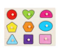 AZIDWERYQ Puzzles pour Les Tout-Petits, des Puzzles en Bois de la Figure géométrique, Apprentissage précoce et Puzzle coloré