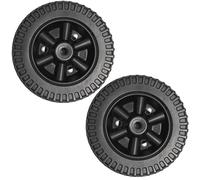 AZIDWERYQ Remplacement des Roues de Gril 2 pièces Roues de 6 Pouces résistance à la Chaleur et à l'usure Roue Gril Barbecue Remplacement Facile Utiliser pour Les Fournitures extérieur