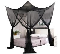 AZIDWERYQ Rideaux de lit à baldaquin, Ciel de lit en Polyester Doux et Respirant, moustiquaire pour Accessoires décoration Chambre Gothique, 75x83x94, 5