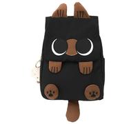 AZIDWERYQ Sac à dos de dessins animés, sac à dos mignon de chat siamois avec pendentif chic, école capacité kawaii pour les voyages, le travail ou les sorties décontractées esthétique