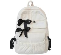 AZIDWERYQ Sac à dos Kawaii Coquette avec nœuds en velours côtelé pour l'extérieur, l'école, les voyages