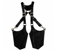 AZIDWERYQ Sac à double épaule, sac d'aisselle anti-vol en cuir PU en cuir PU Pouche à épaule des aisselles cachées pour les fêtes Steampunk Double extérieur