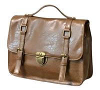 AZIDWERYQ Sac à école japonaise, sac à bandoulière en cuir PU capacité.