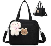 AZIDWERYQ Sac à langer fourre-tout capacité pour bébé avec poupée mignonne, sangle et poignée réglables, sacs à bandoulière portables pour maman