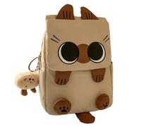 AZIDWERYQ Sacs à Dos de Dessin animé, Sac à Dos Mignon Chat Siamois avec Pendentif Chic Y2K Kawaii Sac d'école de capacité pour Les Voyages, Le Travail ou Les Sorties décontractées drôle