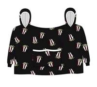 AZIDWERYQ Sweats à Capuche pour Couples, drôle, Intime, Unique, pour Deux Personnes, avec Poche, Hiver, surdimensionné, Tenues Assorties pour Amoureux, Amis, Costumes Assortis