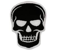 AZIDWERYQ Tapis d'halloween, Tapis de crâne drôle de 24 x 16 Pouces, Bain Halloween à l'eau Douce, Porte Lavable sans Glissement pour Salle Bain, Chambre, Salle Salon