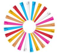 AZIDWERYQ Tees de Golf 100 pièces 2, 8 Pouces Longs et Plats en Plastique PP pour l'entraînement, Accessoires de Remplacement Portables Couleur aléatoire, équipement