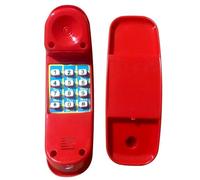 AZIDWERYQ Téléphone Jouet avec Une clé numérique Téléphone pour Enfants en Plastique léger réaliste, 8x3x2 Play Play Kids for Interactive Learning Ages 3+ Children, Red Toy Phones for Toddlers 1-3