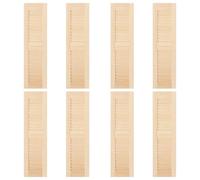 AZIDWERYQ Volet de fenêtre de Maison poupée, 8 pièces, échelle 1:12, Bricolage en Bois, Simulation fenêtre Maison poupée, volet Meubles décoratifs Miniatures